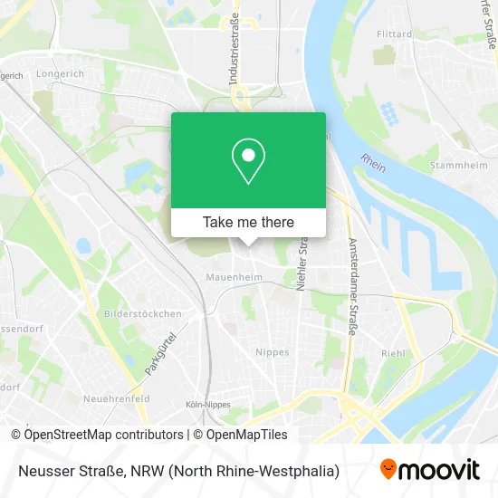 Neusser Straße map