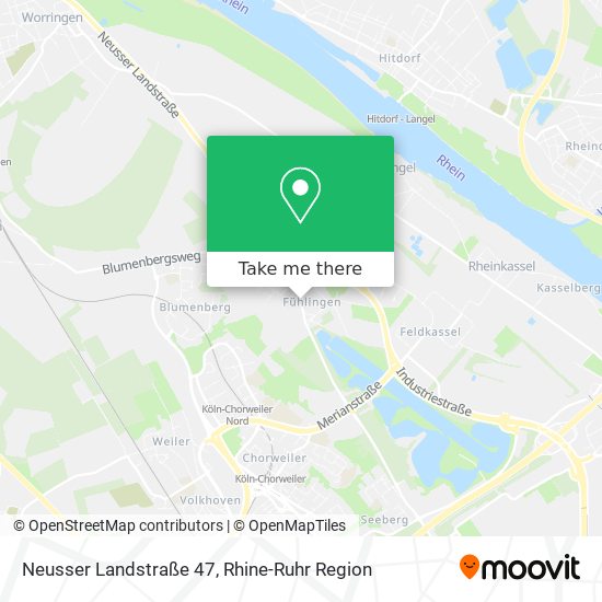 Neusser Landstraße 47 map