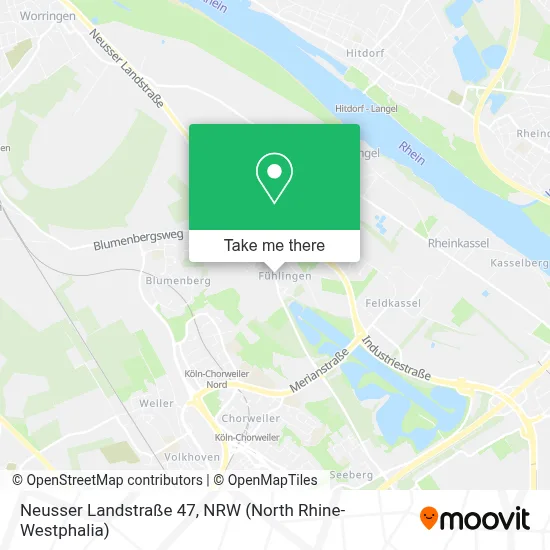 Neusser Landstraße 47 map