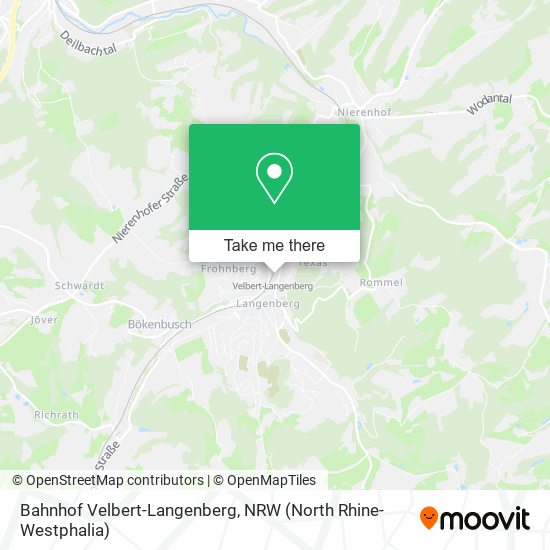Bahnhof Velbert-Langenberg map