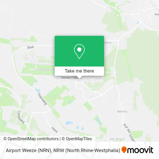 Airport Weeze (NRN) map
