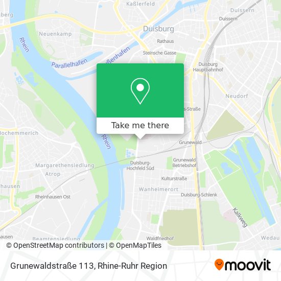 Grunewaldstraße 113 map