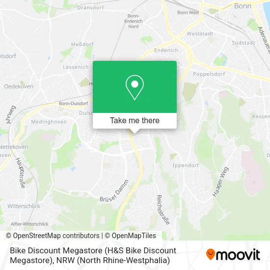 Карта Bike Discount Megastore (H&S Bike Discount Megastore)