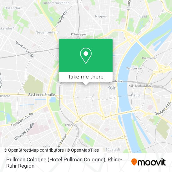 Pullman Cologne (Hotel Pullman Cologne) map