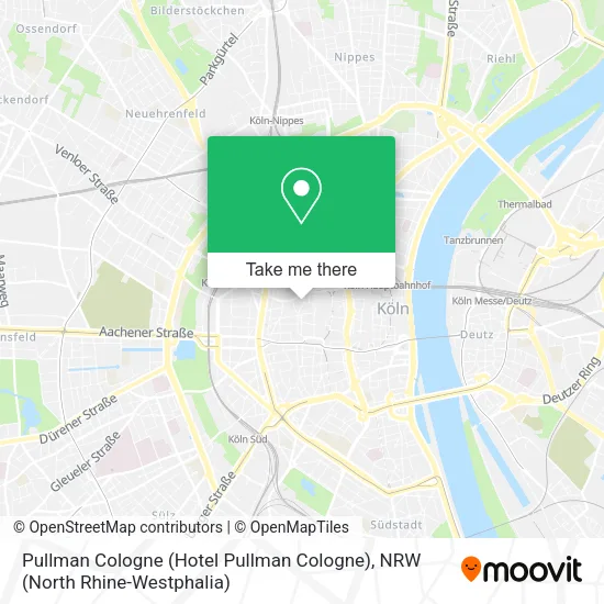 Карта Pullman Cologne (Hotel Pullman Cologne)