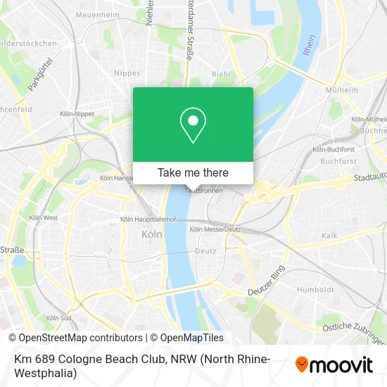 Карта Km 689 Cologne Beach Club