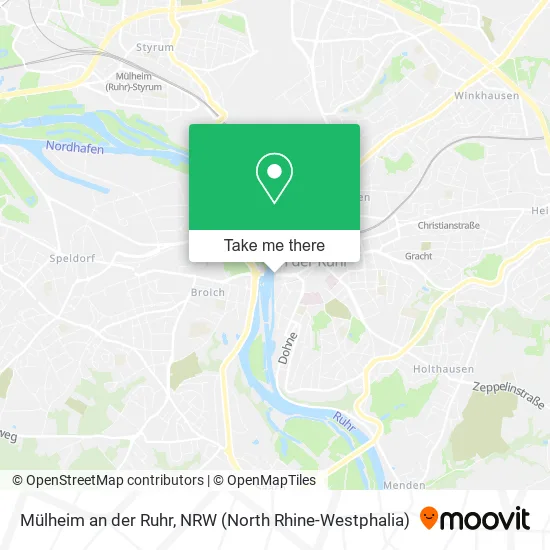 Карта Mülheim an der Ruhr