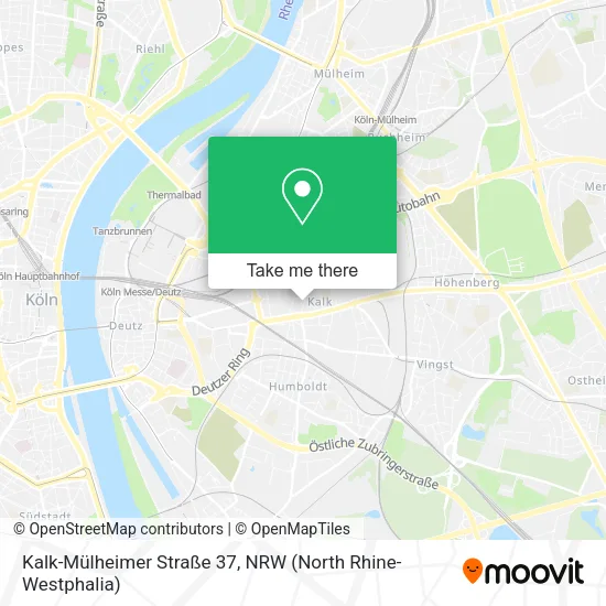 Карта Kalk-Mülheimer Straße 37
