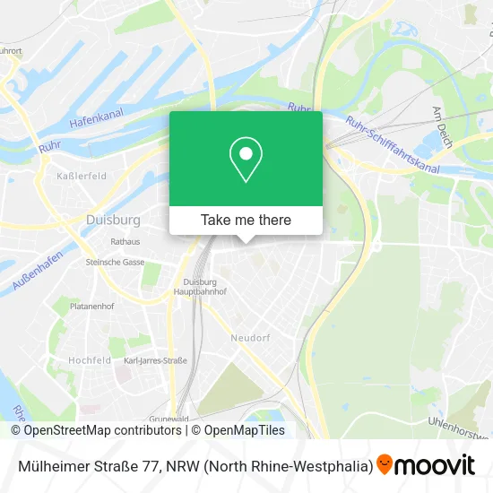 Карта Mülheimer Straße 77