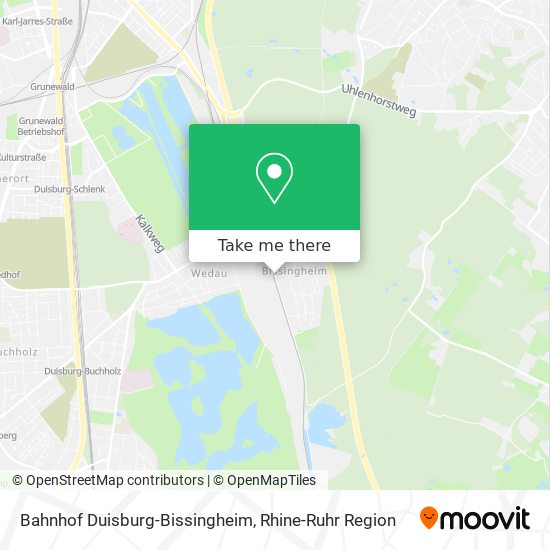 Bahnhof Duisburg-Bissingheim map