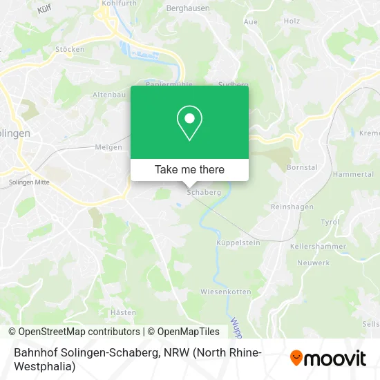 Карта Bahnhof Solingen-Schaberg