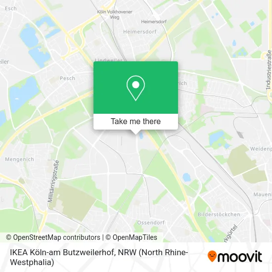 Карта IKEA Köln-am Butzweilerhof