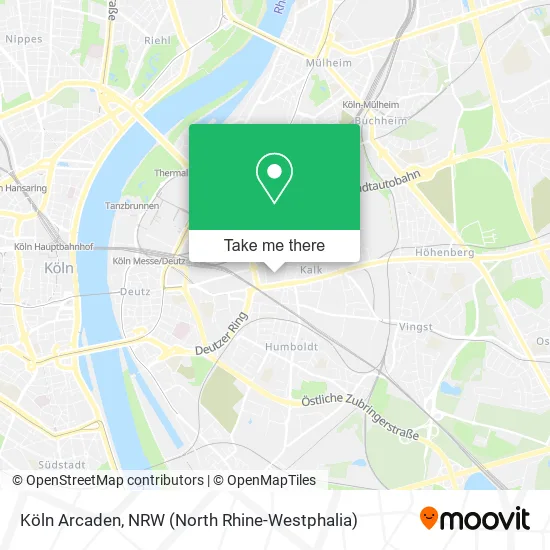 Карта Köln Arcaden