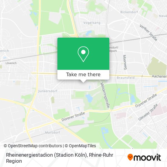 Rheinenergiestadion (Stadion Köln) map