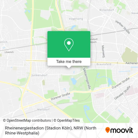 Rheinenergiestadion (Stadion Köln) map