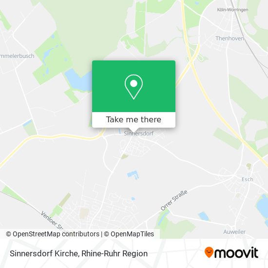 Sinnersdorf Kirche map