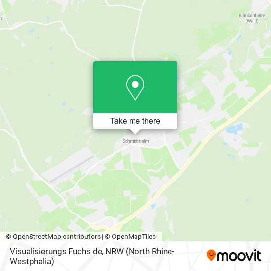 Карта Visualisierungs Fuchs de