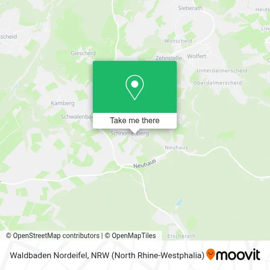 Waldbaden Nordeifel map