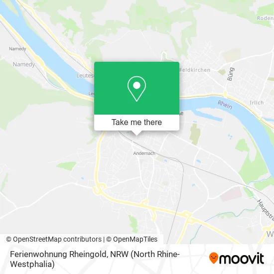 Ferienwohnung Rheingold map