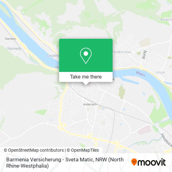 Barmenia Versicherung - Sveta Matic map