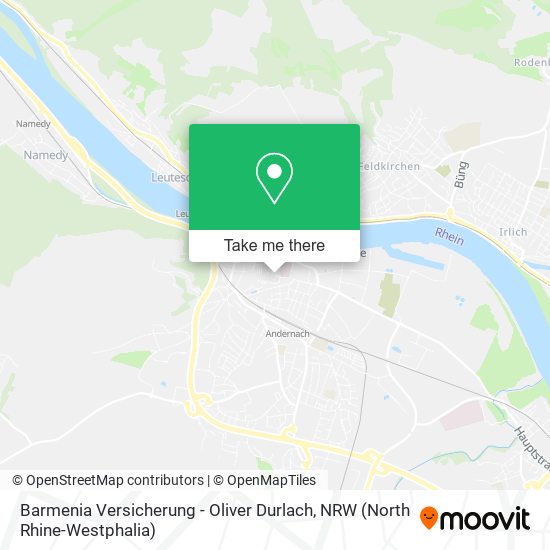 Barmenia Versicherung - Oliver Durlach map