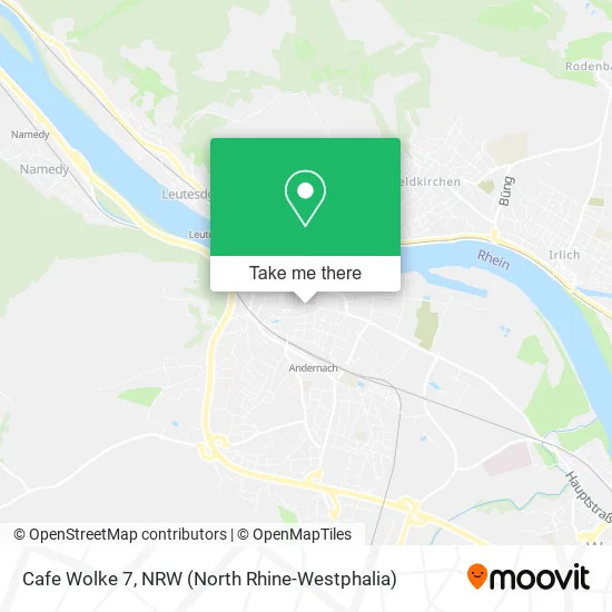 Карта Cafe Wolke 7