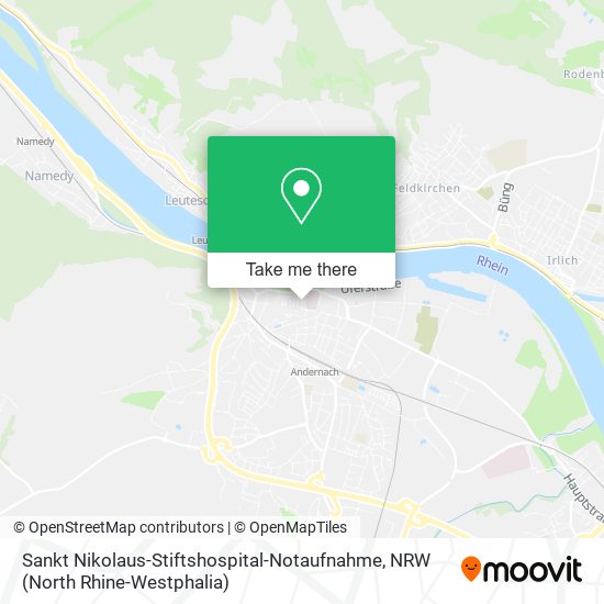 Sankt Nikolaus-Stiftshospital-Notaufnahme map