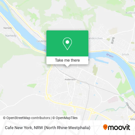 Карта Cafe New York