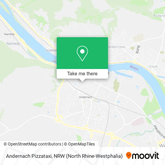 Карта Andernach Pizzataxi