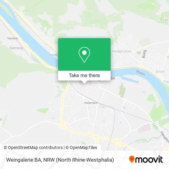 Карта Weingalerie BA