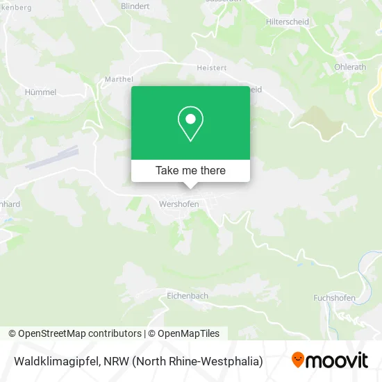 Карта Waldklimagipfel