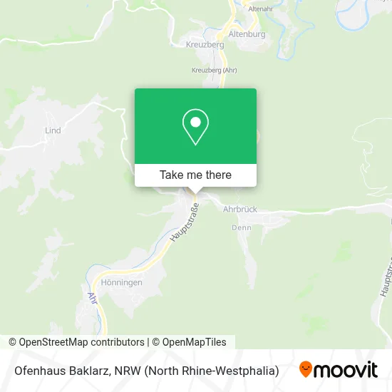 Ofenhaus Baklarz map