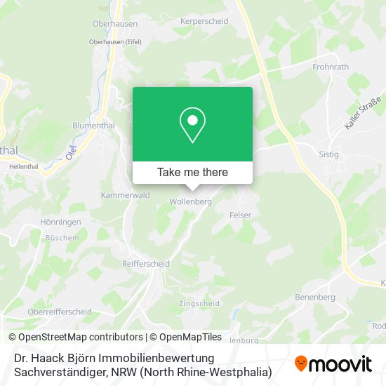 Dr. Haack Björn Immobilienbewertung Sachverständiger map