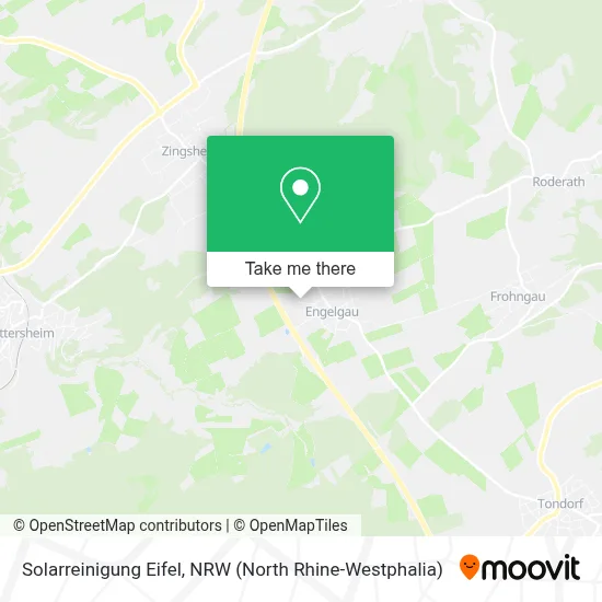 Solarreinigung Eifel map