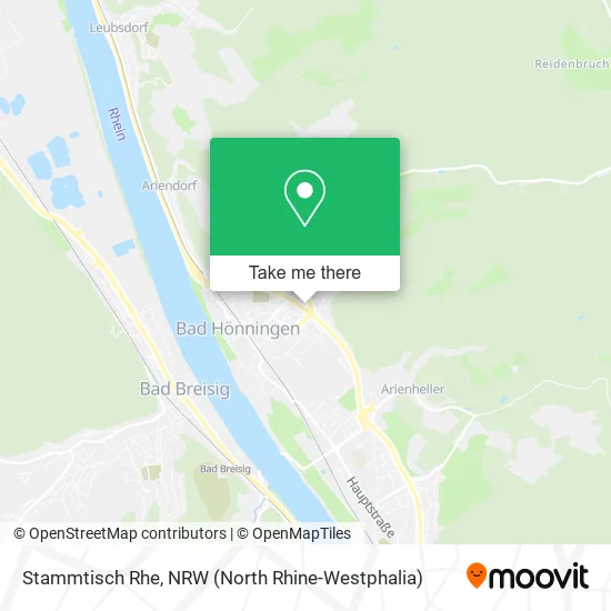 Карта Stammtisch Rhe