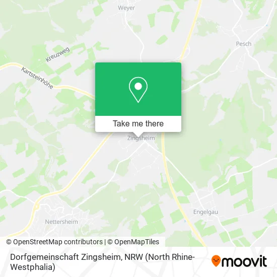 Карта Dorfgemeinschaft Zingsheim