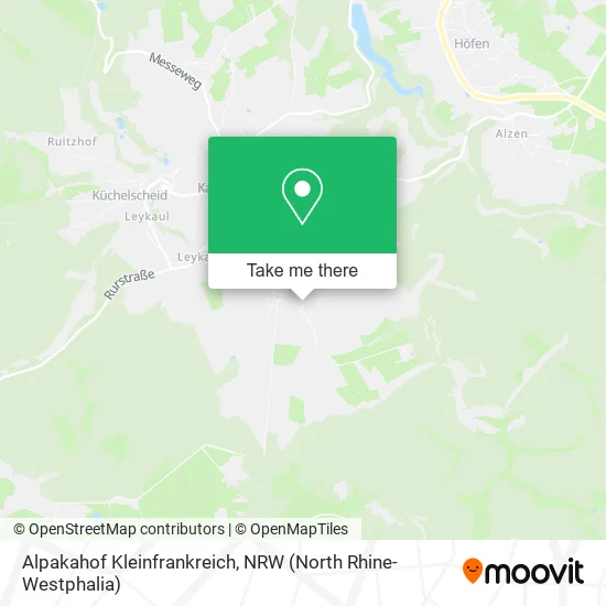 Карта Alpakahof Kleinfrankreich