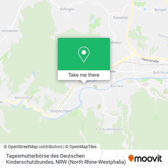 Tagesmutterbörse des Deutschen Kinderschutzbundes map