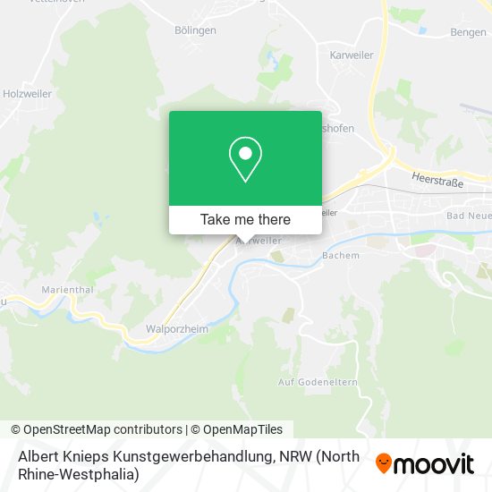 Albert Knieps Kunstgewerbehandlung map