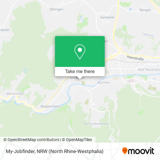 My-Jobfinder map