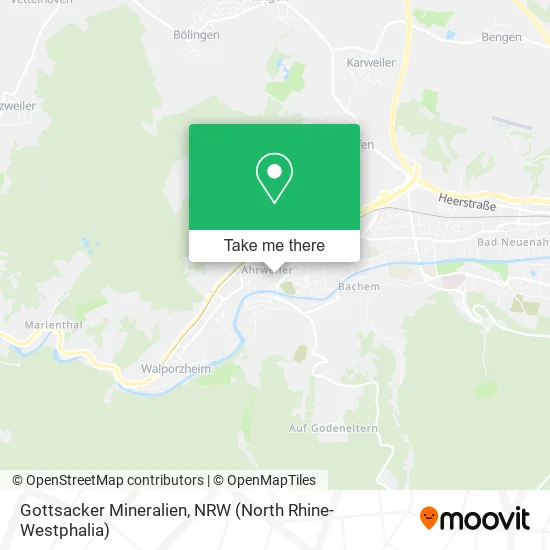 Карта Gottsacker Mineralien