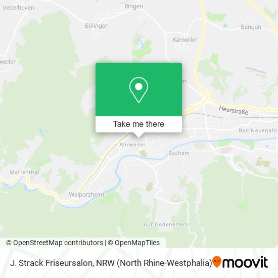J. Strack Friseursalon map