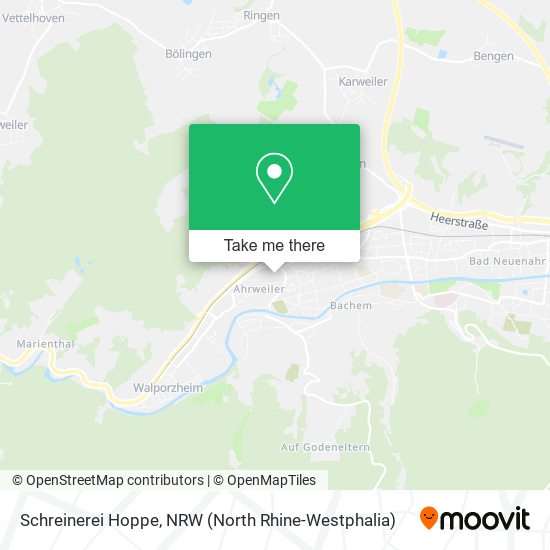 Schreinerei Hoppe map