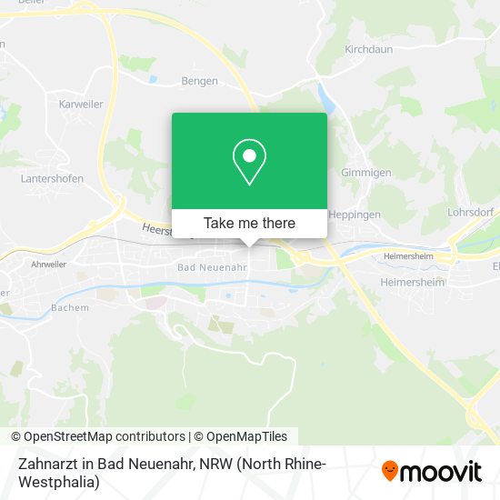 Zahnarzt in Bad Neuenahr map