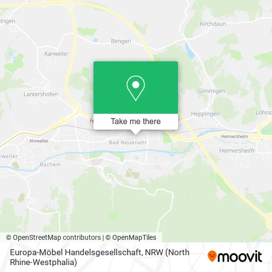 Карта Europa-Möbel Handelsgesellschaft