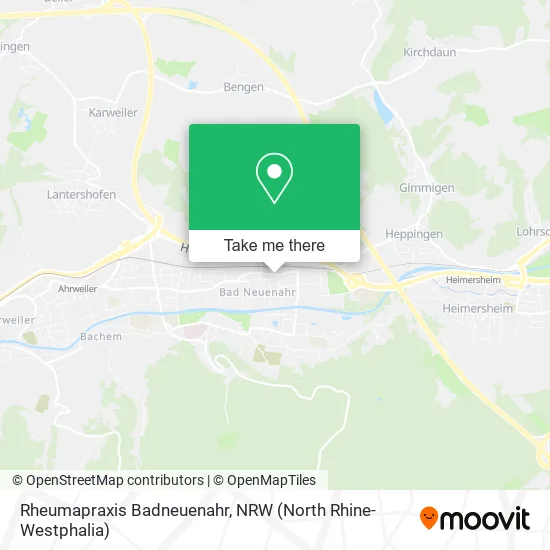 Карта Rheumapraxis Badneuenahr