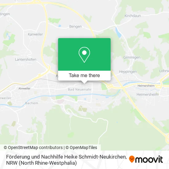 Карта Förderung und Nachhilfe Heike Schmidt-Neukirchen