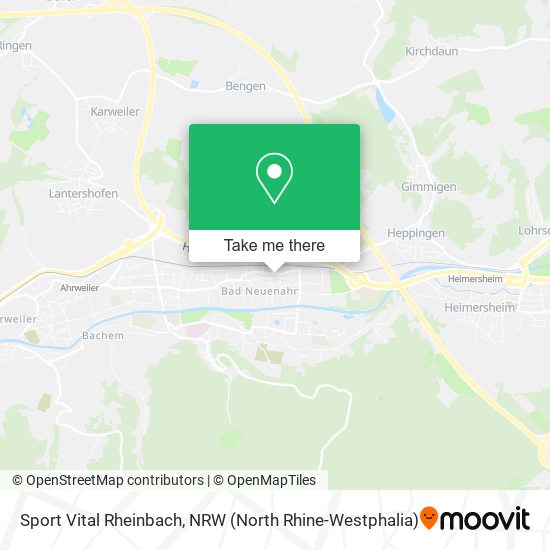 Карта Sport Vital Rheinbach