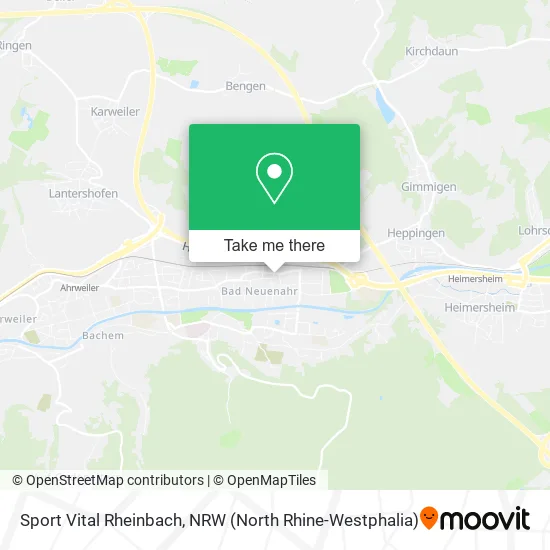 Карта Sport Vital Rheinbach