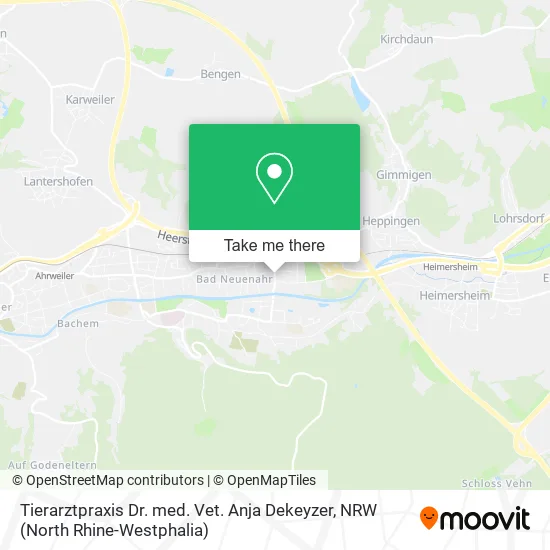 Карта Tierarztpraxis Dr. med. Vet. Anja Dekeyzer
